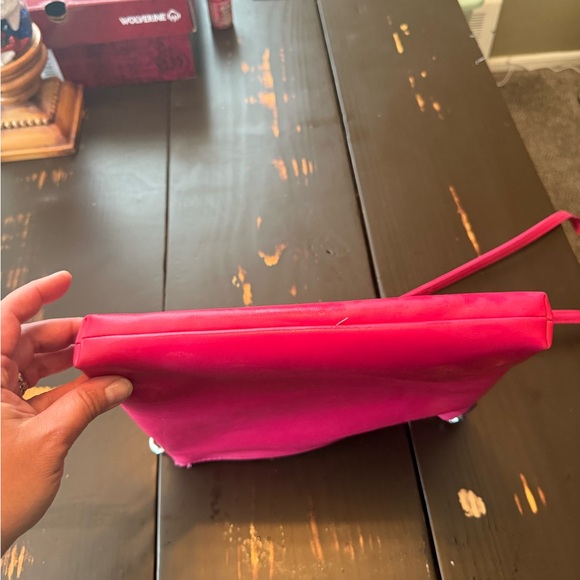 Nine West Fuchsia Crossbody Bag with Bow - Picture 2 of 8